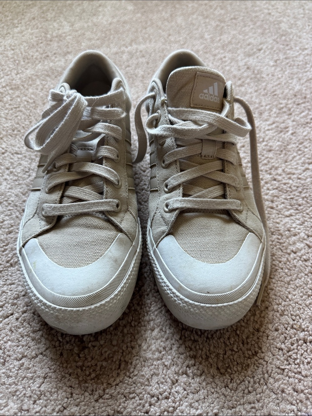 Adidas Platform Sneakers, 7.5